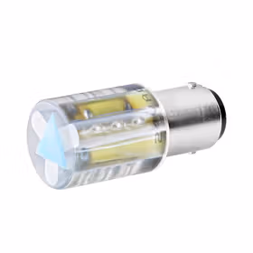 西门子 LED,底座BA15d,透明,115VAC,附件,用于信号灯柱,直径为50mm和70mm；8WD44486XE