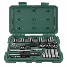 世达 52件6.3mm系列套筒组套；09002(组套升级)