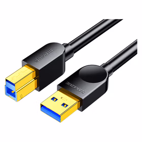 山泽 SDY-01C高速USB3.0打印机数据线AM/BM黑色0.5米；SDY-01C