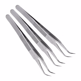 世达 弯头长镊子175mm 03153