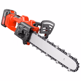 梦多福电锯伐木锯锂电池充电电锯家用锯柴16寸手持电链锯大功率锯树神器