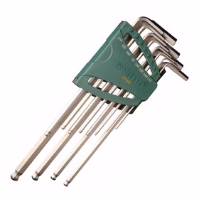 世达 12件英制特长球头内六角扳手组套1/16"-3/8"；09102