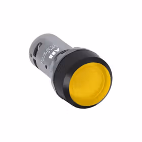 ABB CP2平头自锁型按钮(带灯型),黄色；CP2-11Y-10