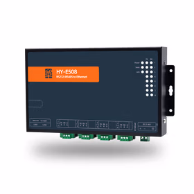 驰秒RS232*8串口转网口服务器工业级8口路通信modbus网关mqtt设备E508
