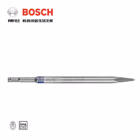 博世 四坑尖凿22X250mm新款SDS PLUS四坑凿子；2609390576