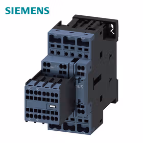西门子 功率接触器,32A,15kW,2NO+2NC,24VAC,50Hz,3极,尺寸S0笼卡式连接辅助开关可松开；3RT20272AB04