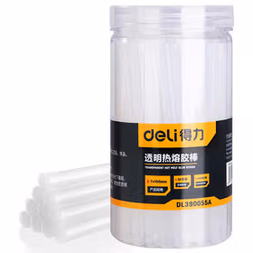 得力 热熔胶棒   7x100mmx55支；DL390055A