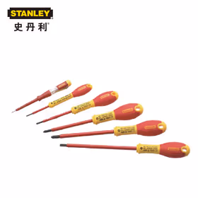 史丹利 6件套双色柄绝缘螺丝批；65-443