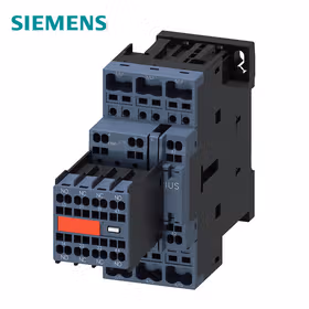 西门子 功率接触器,32A,15kW,2NO+2NC,230VAC50/60Hz,带插入式可变电阻,3极,尺寸S0弹簧型端子连接辅助开关不可分；3RT20272CL243MA0