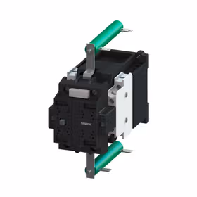 西门子 接触器,结构尺寸2,2极,对于轨道应用DC-3和5,在750V时为7.5A辅助触点21(2NO+1NC)带可变电阻和串联电阻直流磁系统52VDC,70&deg;；3TC44170LY800AH0