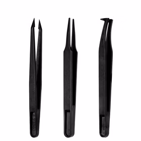 得力 镊子防静电   3件套；DL396003F