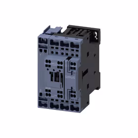 西门子 功率接触器,25A,11kW, 2NO+2NC DC220V,50Hz240VAC,60Hz,1NO+1NC4极,尺寸S0笼卡式连接1NO+1NC,集成；3RT25262AP60