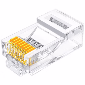 山泽(SAMZHE)六类网络水晶头 6类RJ45网络水晶头 8P8C电脑网线接头 Cat6水晶头 50个WL-6050