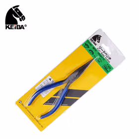 KEIBA(马牌) 方扁型(无牙)尖嘴钳6寸；F-606