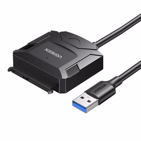 绿联UGREEN USB2.0转SATA转换器 20215 30cm 黑色