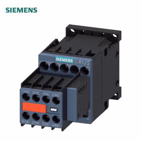 西门子 功率接触器,12A,5.5kW,2NO+2NC,AC110V,50Hz120VAC,60Hz,带插入式可变电阻,3极,尺寸S00,螺栓型端子连接辅助开关不可分；3RT20171CK643MA0