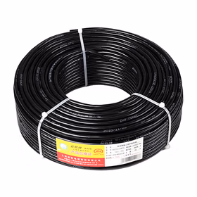 起帆 AVVR非屏蔽多芯电缆；AVVR-300/300V-5X0.3 黑色； 100米/卷；