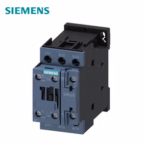 西门子 接触器220VAC50/60HZ  15kW 400V辅助触点1个常开触点+1个常闭触点,3极规格S0螺丝端子；3RT60271AN20