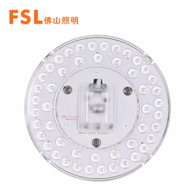 佛山照明（FSL） LED灯板吸顶灯盘光源改造板贴片灯盘替换2D管环形灯管光源模组白光晶钻18W 白光（5700K）