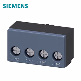 西门子 辅助开关2个常闭触点控制电路接口：螺栓型端子连接；3RA69121A