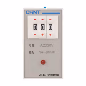 正泰 时间继电器；JS14P 999s AC220V