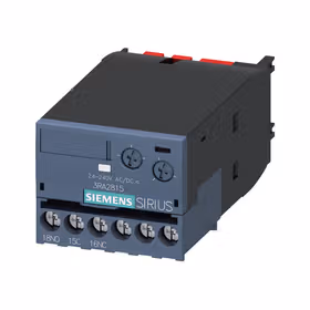 西门子 电子时间延迟辅助开关返回延迟无控制信号继电器1个转换触点24...240VAC/DC时间范围0.05...100s用于接触器3RT2S00-S3和3RH2S00螺栓型端子；3RA28151AW10