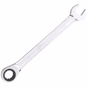 得力 镜面两用棘轮快扳   17mm；DL34117