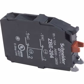 施耐德电气 双触点模块 2NC；ZBE204
