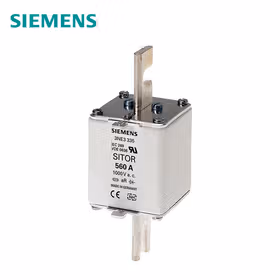 西门子 SITOR熔断片,含开槽的刀形触头,NH3,输入：800A,gR,UnAC：690V,前端标示警报器；3NE NH3 800A 690V ACgR开槽刀形触刀