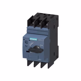 西门子 电动机保护断路器,结构尺寸S00用于电机保护,等级10,A脱扣器1.8-2.5A,N脱扣器33A环形电缆终端衔套连接；3RV20111CA40