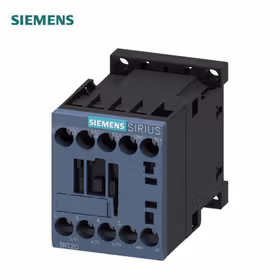 西门子 功率接触器,12A,5.5kW,1NO,24VDC集成有瞬态抑制二极管,3极,尺寸S00螺栓型端子连接适合于PLC输出端；3RT20171KB41