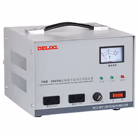 德力西电气 单相交流稳压器；TND-0.5K(单相）不带提手扣和橡皮脚