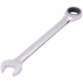 得力 镜面两用棘轮快扳   19mm；DL34119