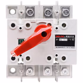 德力西电气 隔离开关；HGL-63/3J 63A 柜外操作 杆长350MM