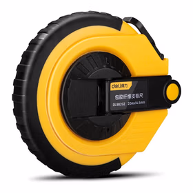 得力 皮卷尺包胶纤维   20mx14.5mm；DL9820Z