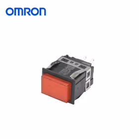 欧姆龙 带灯按钮开关（正方形）,红色；A3KJ-90A1-24ER