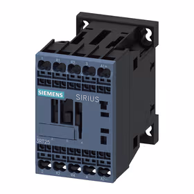 西门子 功率接触器,16A,7.5kW,400V 2NO+2NC 220VDC4极,尺寸S00笼卡式连接；3RT25182BM40