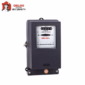 德力西电气 三相四线有功电能表；DT862 3&times;220/380V 3&times;15(60)A