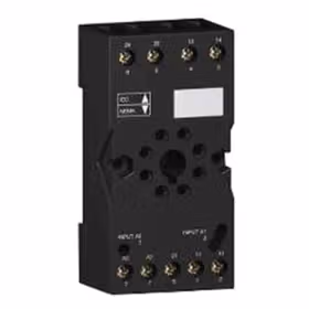 施耐德电气 中间继电器附件,2CO配套插座,有插件接口,12A,混合式,圆针；RUZC2M