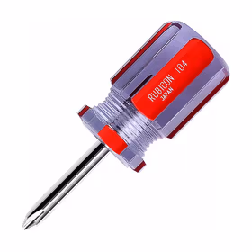 罗宾汉(RUBICON) 磁力彩条短型十字形螺丝批PH2X38mm；104-1.5"(+)