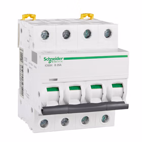 施耐德电气 小型断路器；iC65H 4P B25A