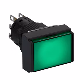 施耐德电气 自锁定带灯按钮,长方形,绿色,24V,1NO/N；XB6EDF3B1F