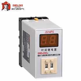 德力西电气 数显式时间继电器；JS14PS 0.1分-9.9分 AC380V