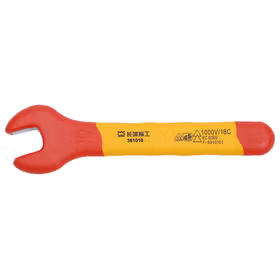 长城精工 双色VDE绝缘开口扳手 10mm 361010