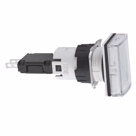 施耐德电气 长方形白色(LED12～24V) 16mm指示灯；XB6DV1BB