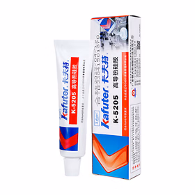卡夫特(kafuter) 导热硅胶 K-5205 可固化耐高温绝缘防水led灯CPU散热铝基板固定 导热系数2.0 白色 80g
