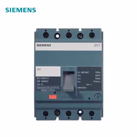 西门子 塑壳断路器 极数3P 额定电流50A 额定极限分断能力25kA 脱扣器类型TMF；3VT63 N50 TMF F/3P