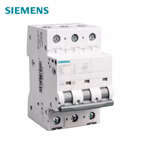 西门子 ET-5SY国产 微型断路器 4A 3P D 6kA；5SY6 3P D4