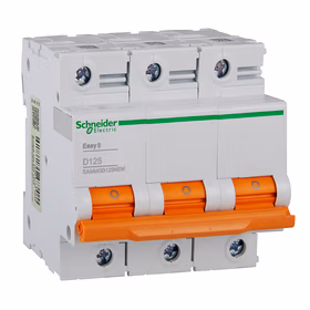 施耐德电气 小型断路器,新型EA9AH 3P D125A ；EA9AH3D125NEW