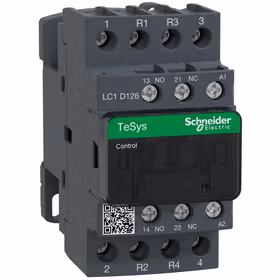 施耐德电气 国产TeSys D系列四极接触器,12A,48V,50/60Hz；LC1D128E7C